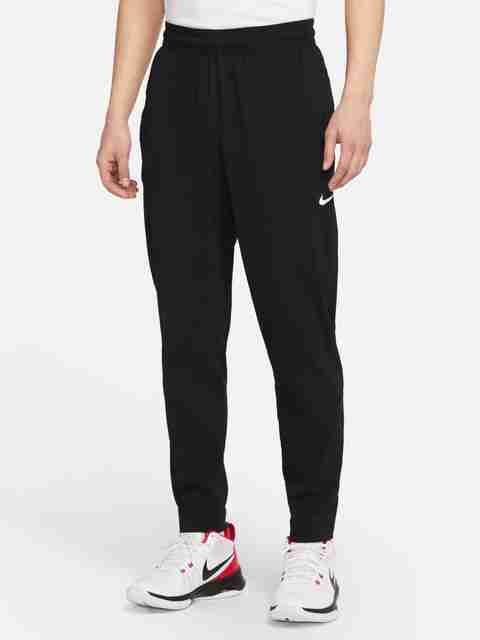 NIKE DNA Woven Basketball Solid Men Black Track Pants