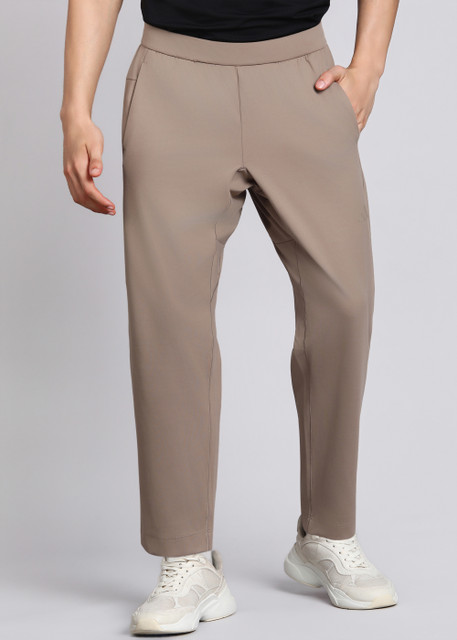 ADIDAS Solid Men Brown Track Pants