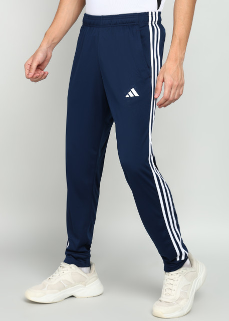 ADIDAS Solid Men Blue Track Pants - Main Image