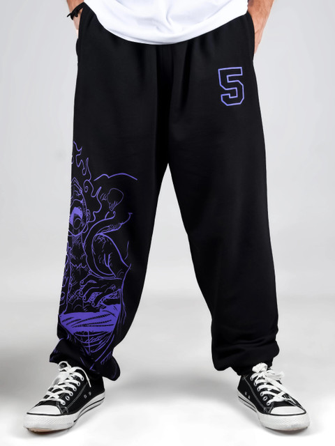 ComicSense One Piece Anime Joggers Gear Printed Baggy Oversized