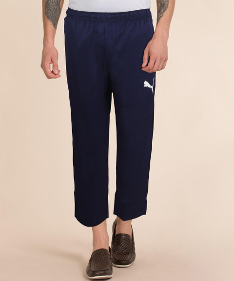PUMA ACTIVE Woven 3/4 Pants Solid Men Blue Track Pants Buy PUMA