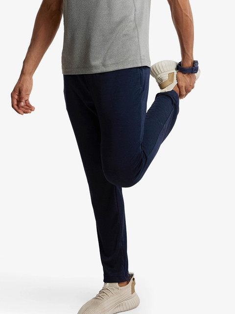 JOCKEY MV24 Microfiber Active Wear Solid Men Blue Track Pants