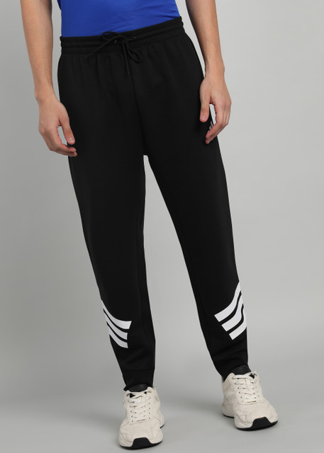 ADIDAS Striped Men Black Track Pants Buy ADIDAS Striped Men