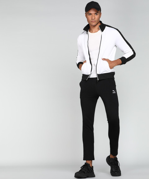 PUMA Summer Squeeze Pants OH Solid Men Black Track Pants