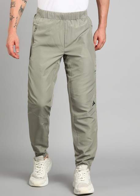 ADIDAS Solid Men Grey Track Pants