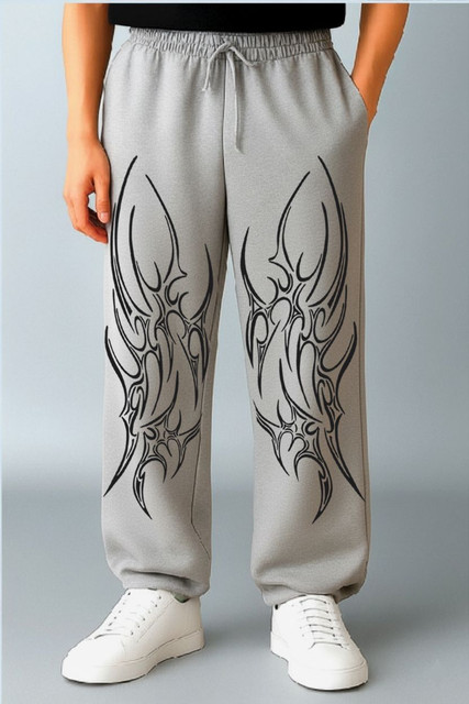 ZEN1FASHION Printed Men Black Track Pants - Buy ZEN1FASHION