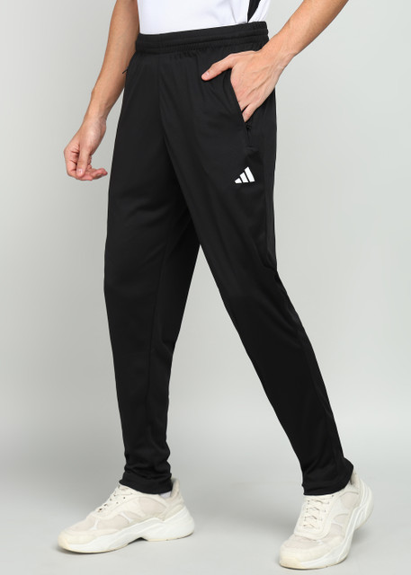 ADIDAS Solid Men Black Track Pants