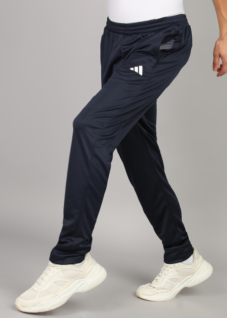 ADIDAS Solid Men Blue Track Pants Buy ADIDAS Solid Men Blue