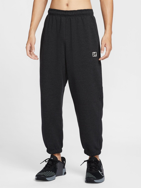 NIKE Solid Men Black Track Pants