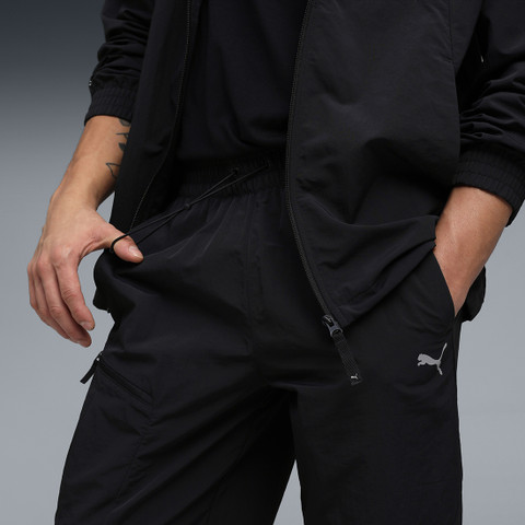 PUMA Solid Men Black Track Pants - Buy PUMA Solid Men Black