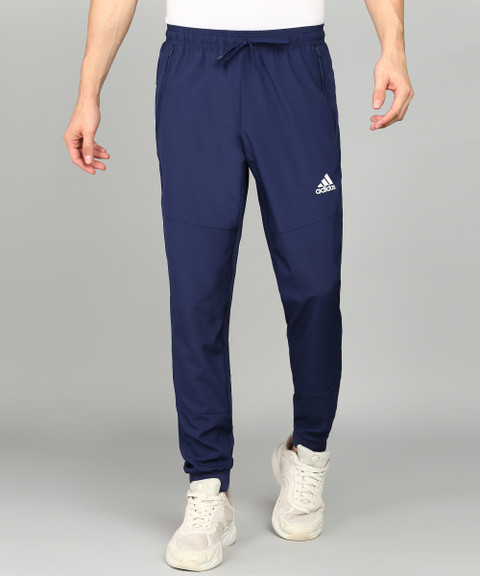 ADIDAS Solid Men Dark Blue Track Pants Buy ADIDAS Solid Men Dark