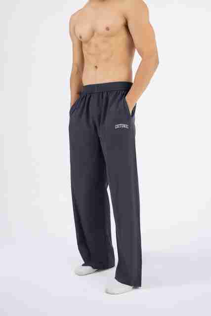 COITONIC Men Printed Grey Track Pants - Image 5