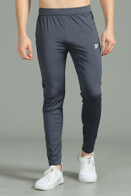 KA 53 Solid Men Grey Track Pants - Buy KA 53 Solid Men Grey