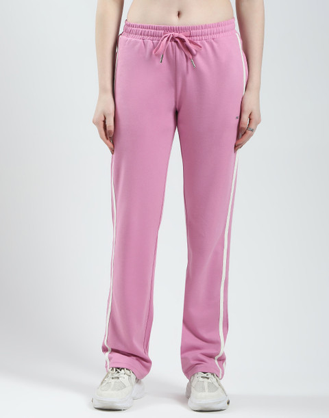 MONTE CARLO Striped Women Pink Track Pants Buy MONTE CARLO