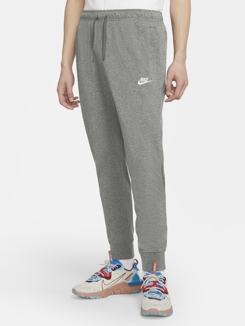 NIKE Sportswear Club Solid Men Grey Track Pants Buy NIKE