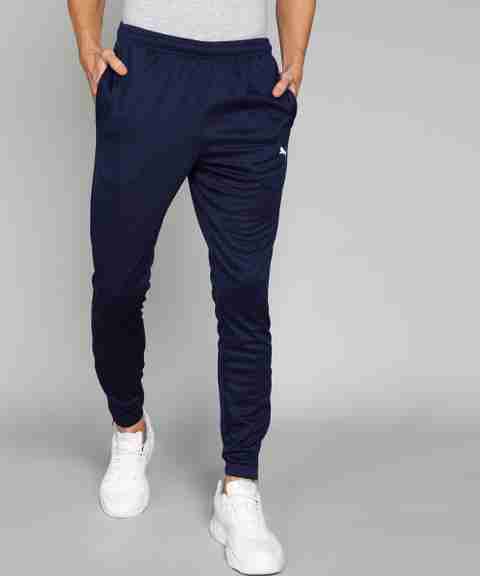 PUMA teamRISE Poly Training Pants Solid Men Blue Track Pants