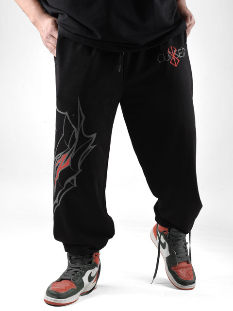 ComicSense Berserk Anime Joggers Cursed Printed Baggy Fit Pant