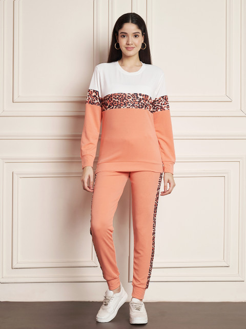 DTR FASHION Animal Print Women Track Suit