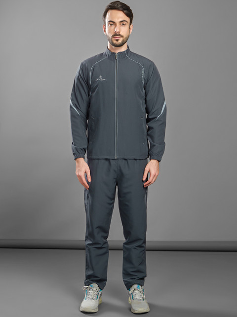 Grey Track Suit Ka Design Nike Graphic Logo Fleece Tracksuit In