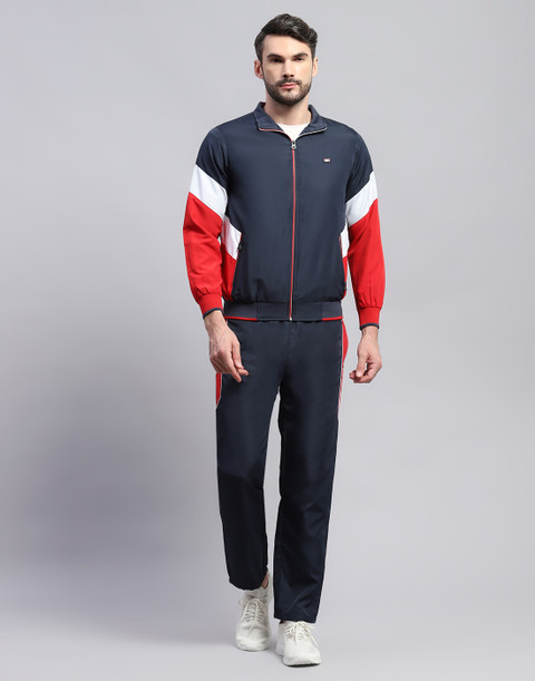 MONTE CARLO Colorblock Men Track Suit Buy MONTE CARLO Colorblock