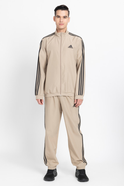 Tracksuit Adidas Set Beige ADIDAS Men 3-Stripes Woven Aeroready Tracksuit