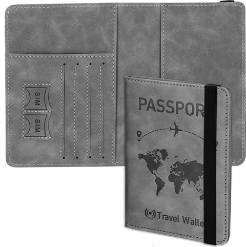 STORITE RFID Travel Passport Cover Holder Wallet for Credit Card Boarding  Pass Ticket