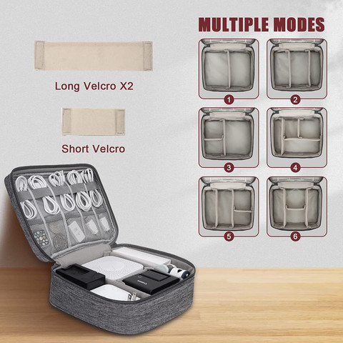 Storage Bag Electronic Accessories Organizer LAFILLETTE Travel