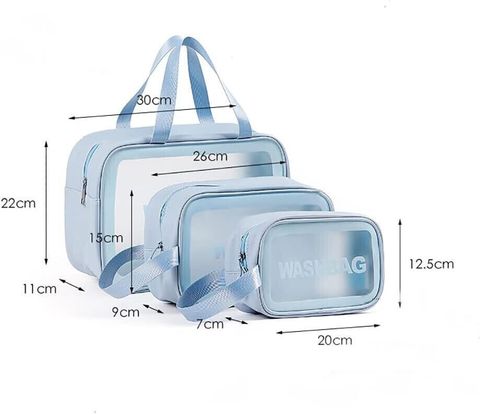 PERISA ENTERPRISE 3 Travel Washbag Blue - Image 4