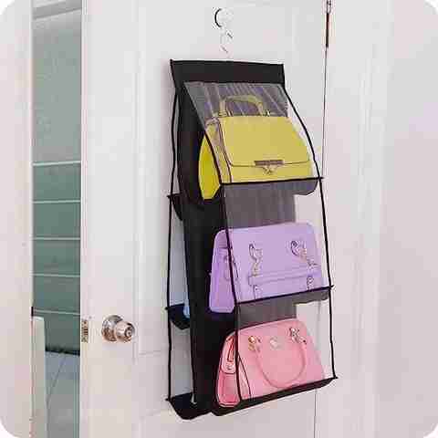 Kanha Ladies Handbag Storage Organizer Closet Women Tote Rack - Main Image