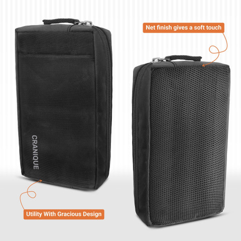 Cranique Charger Pouch Gadget Bag Travel Organizer Black Price