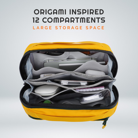 Destinio Electronic Gadget Travel Organizer Bag Waterproof, Foam - Main Image