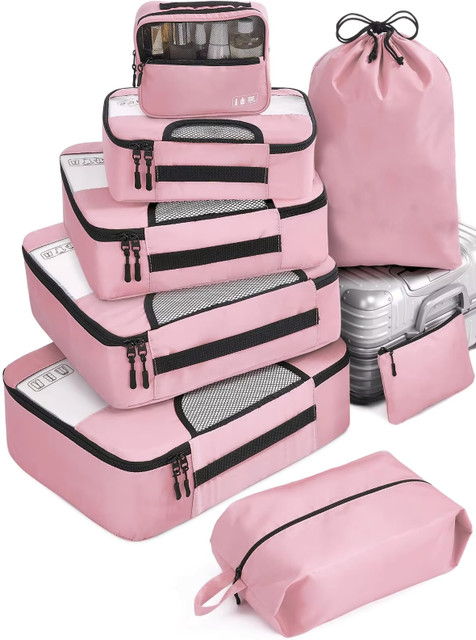 Mungat Set of Travel Organiser Bags for Luggage, Suitcase Organizer for  Travelling