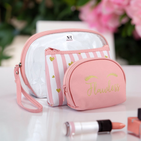 NFI essentials Cosmetic Pouch Pink Price in India