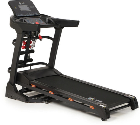Cult M5 5HP Peak, Max Weight: 130kg with 15 Level Auto Incline For Home  Gym Treadmill (Max Weight:130 kg)