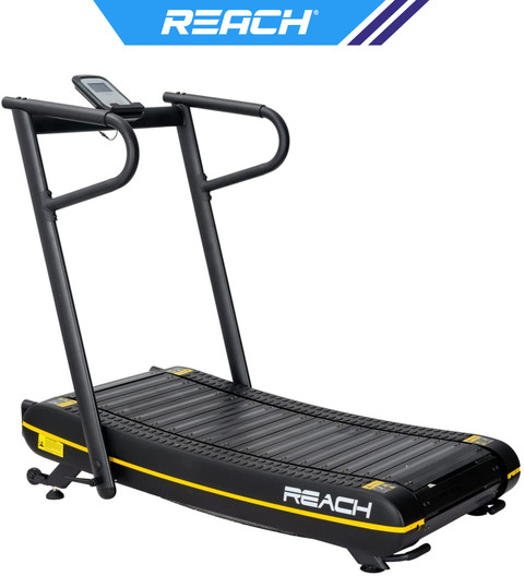 Reach NM-200 Curved Manual Treadmill for Home Gym Treadmill (Max Weight:150  kg)