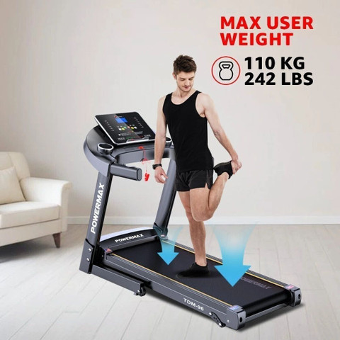 Powermax Fitness TDM-96 (4HP Peak) Motorized Foldable Running