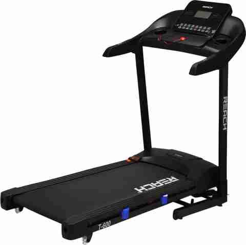 Reach T-600 Motorized Treadmill Auto Incline Home Gym|Best for Running,  Cardio Treadmill (Max Weight:130 kg)