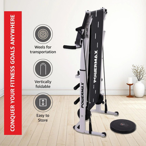 Powermax Fitness MFT-400 Non-Electric Treadmill For Home Use with