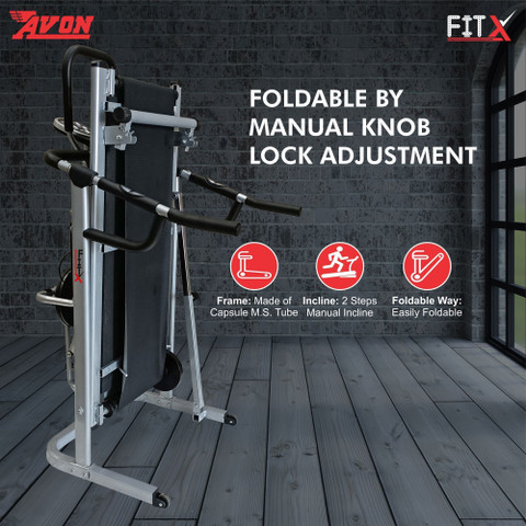 AVON FitX J-1560 Manual Treadmill For Home Use Treadmill Treadmill