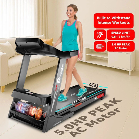 Powermax Fitness TAC-225 (5HP Peak) with AUX, Speaker, Auto