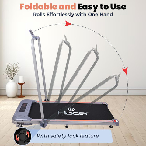 Hacer Walking Pad 2HP Electric Foldable Walking Running Gym