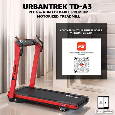 Powermax Fitness UrbanTrek TD-A3 Premium Model (5HP Peak) Plug