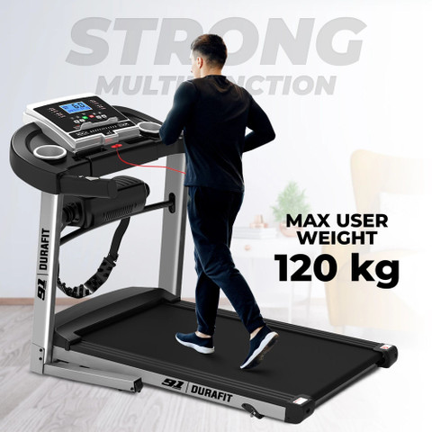 Gym Folding Treadmill For Heavy Person 375lb Capacity Foldable