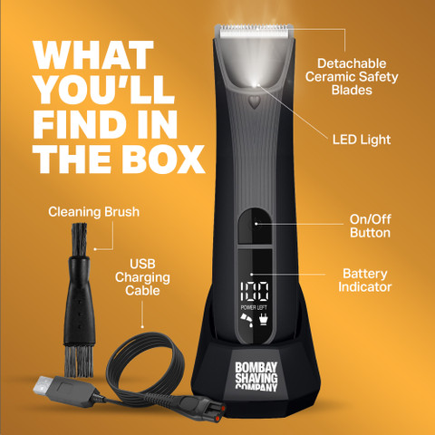 BOMBAY SHAVING COMPANY Body And Pubic Hair Trimmer for Men For