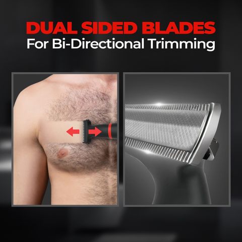 BEARDO I Blade Replacement Blade Body Groomer 0 min Runtime 0 Length Settings (Silver) - Image 4