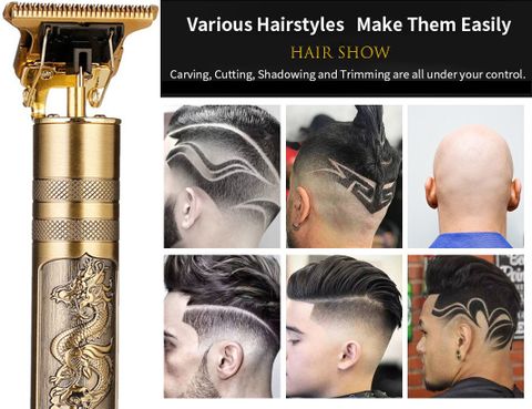 GETTRADE T9 Vintage Gold Beard Trimmer - Image 7