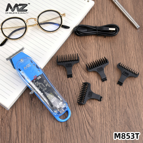MZ M853T (PROFESSIONAL HAIR TRIMMER )Transparent Graffiti Blade