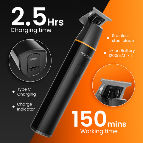 One Plus OP 541 Cordless Professional Hair Trimmer Washable T