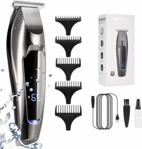 Geemy GM-6662 RECHARGABLE TRIMMER WITH LCD DISPLAY Trimmer 120 min