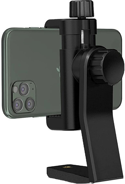 subton 360Â° Mobile Holder Mount for Tripod Camera Stand with Adjustable  Clamp for Mobile Phone, Smartphones All Types of Tripods Camera Stand  |Open